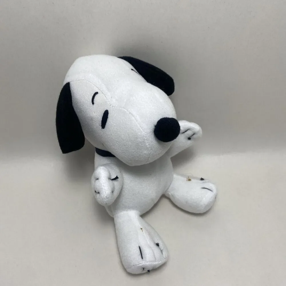 Whitmans Peanuts Snoopy 6 Inch Plush Black Collar Stuffed Animal Mini